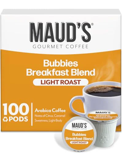 Functional Breakfast Blend Light Roast Coffee Pods 100 Count Enhanced