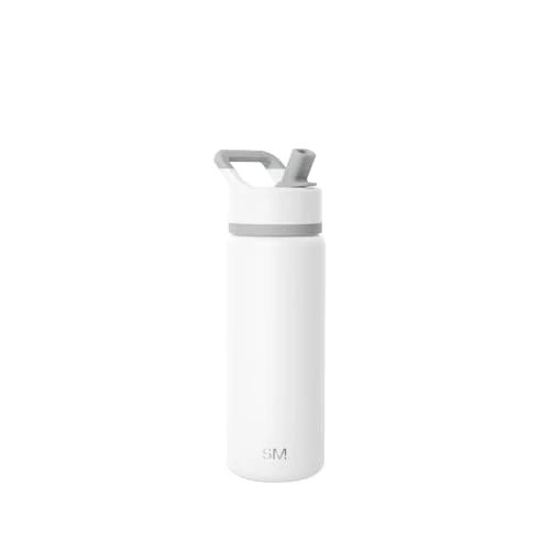 Refined Insulated Water Bottle with Straw Artisan