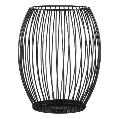 Original Coffee Pod Holder Wire Basket for Storage Black Metal Fruit Basket for Kitchen Counter Home Office and Hotel 6.10 X 5.31 X 5.31 in Storage Organizer Elegant