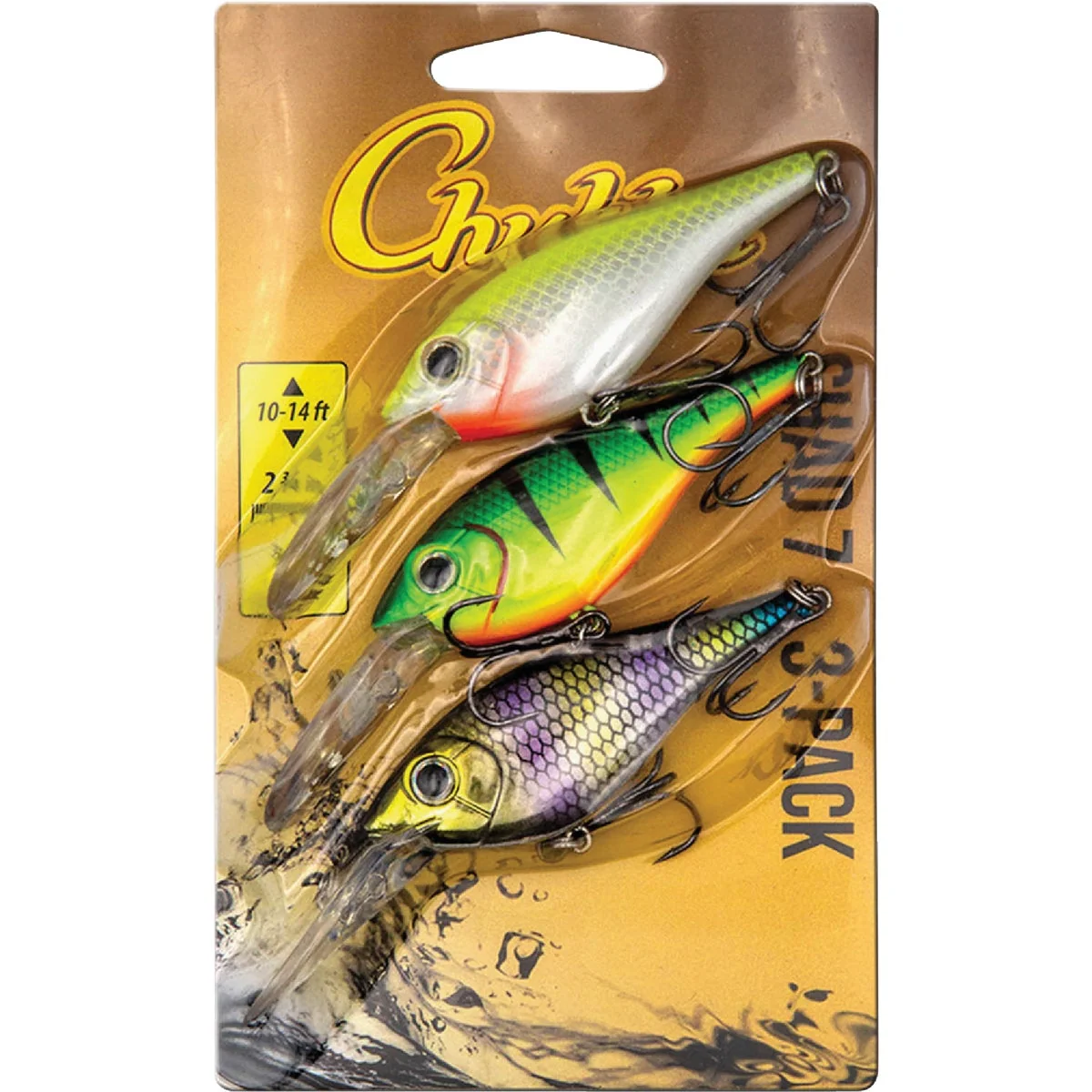 Premium Material Chubbs Walleye Shad Pro Pack 3-Piece Expertly Made