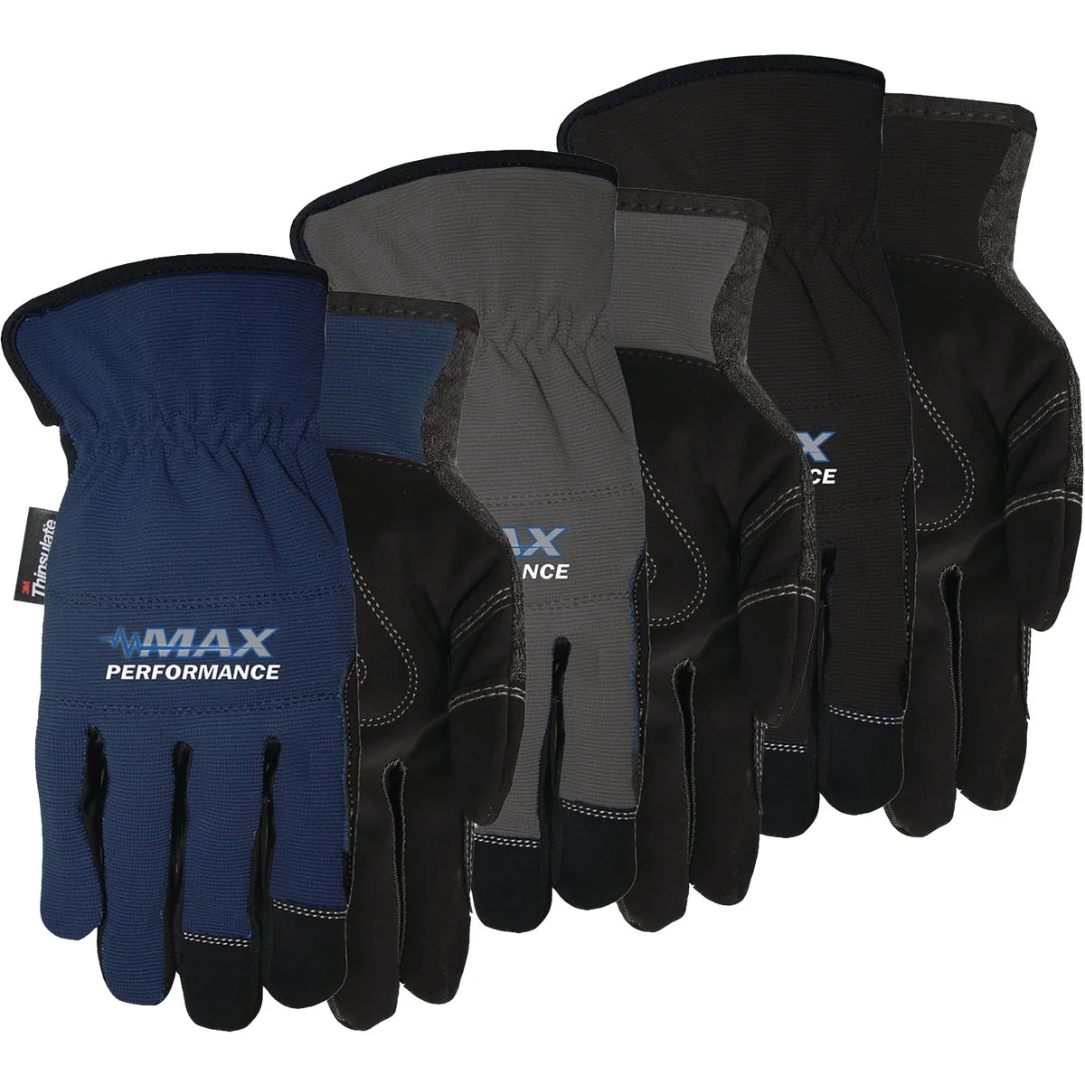 Clean Midwest Gloves Gear Max Performance Men's XL Synthetic Leather Lined Glove Practical