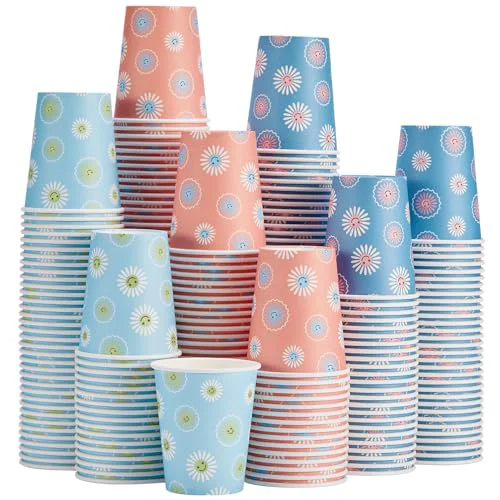 Durable 300 Pack Paper Cups 8 oz 300 Count Top-Quality