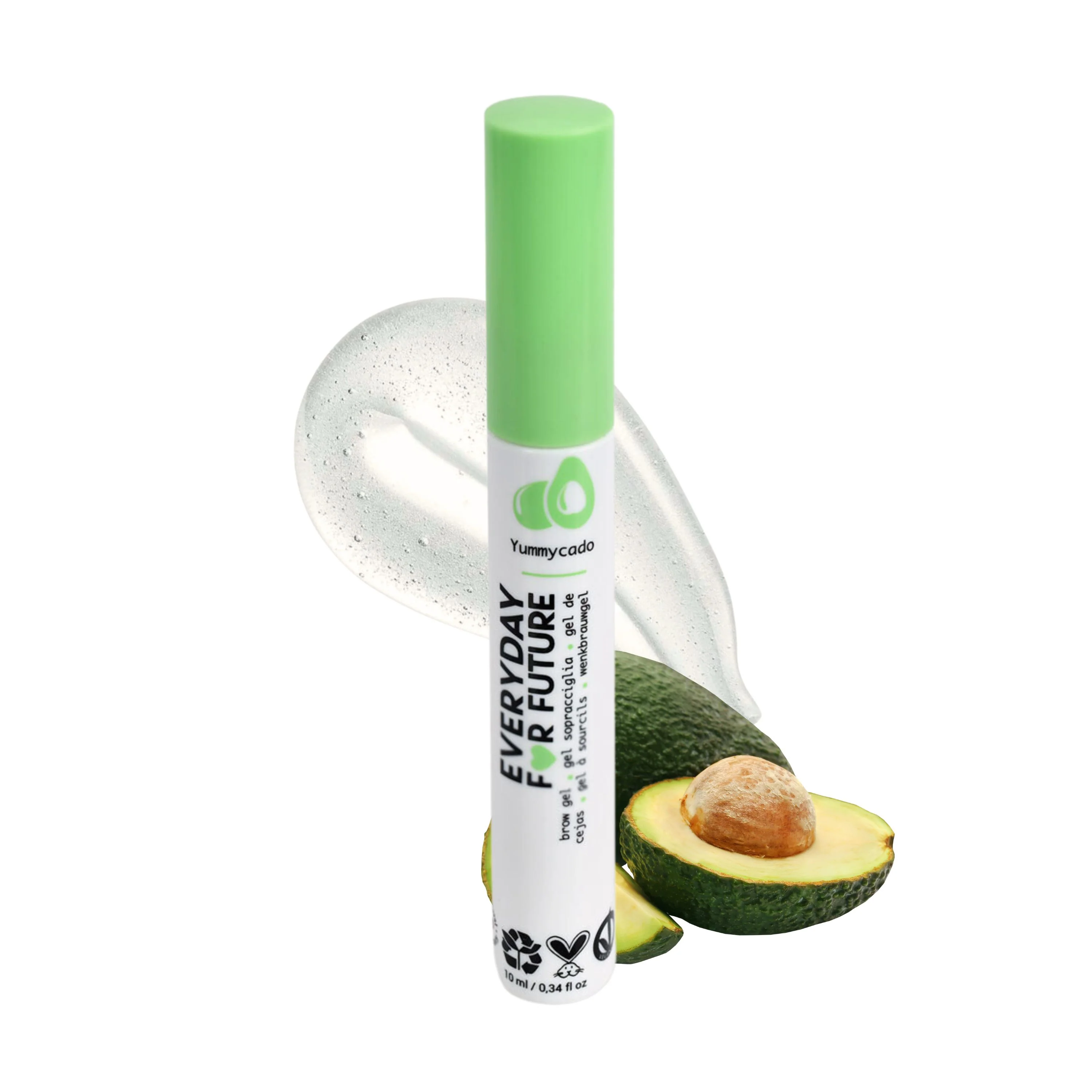 Efficient Everyday For Future Clear Avocado Brow Gel with Castor Oil Sophisticated