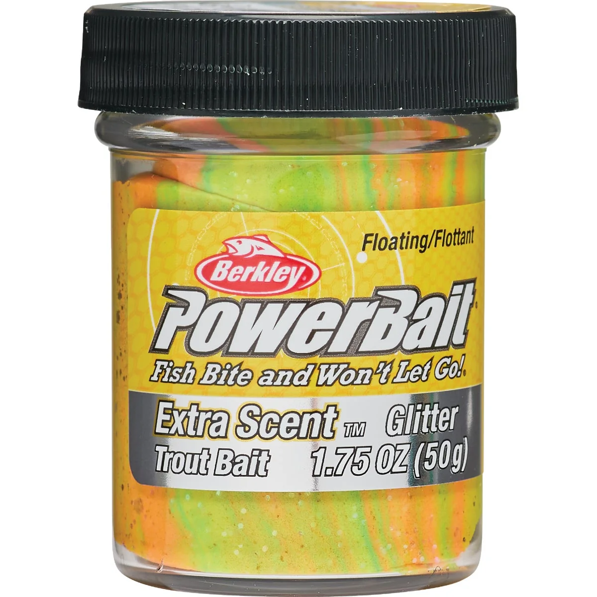 Responsible Berkley PowerBait Rainbow Glitter Trout Bait Extra Scent Soft