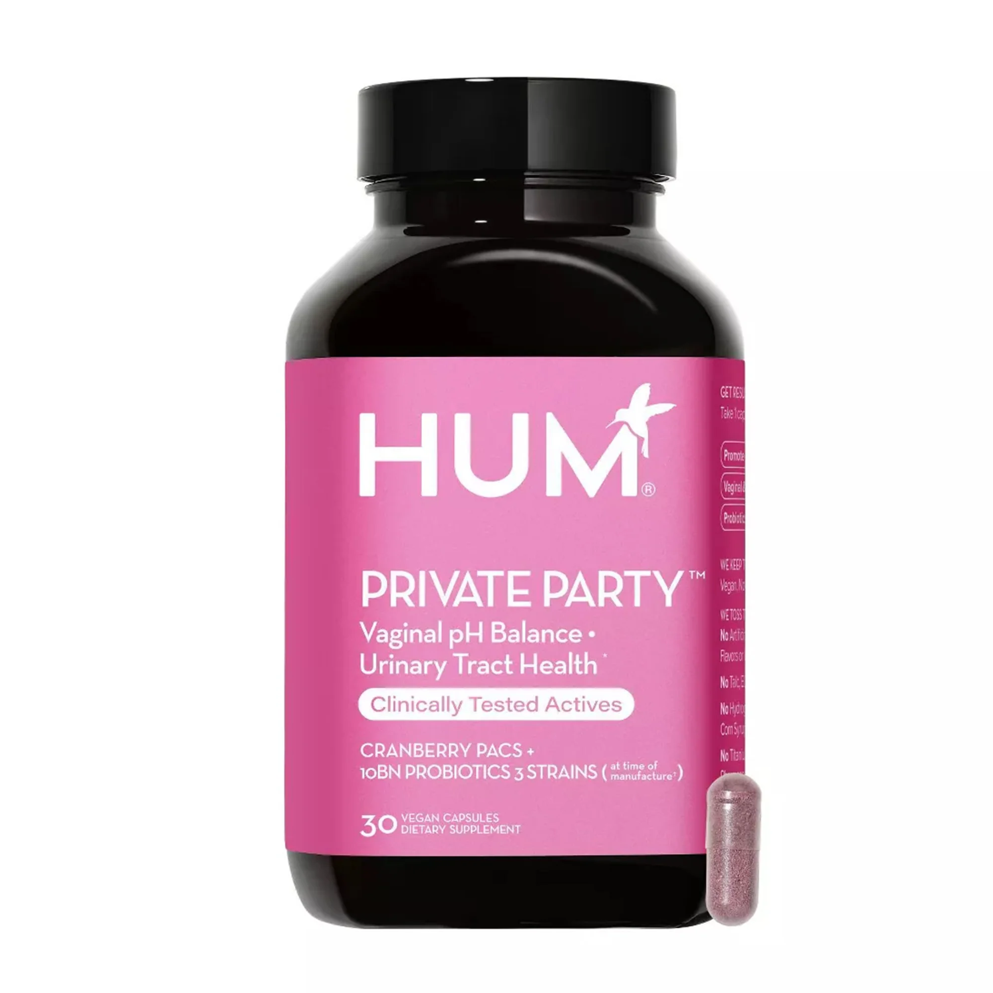 Prestigious HUM Nutrition Private Party Probiotics - For Vaginal Health High-End