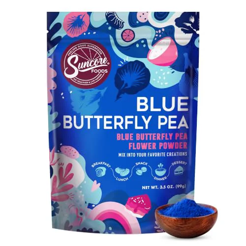 Original Design Butterfly Pea Flower Powder 3.5oz 3.5 Ounce Eco-Friendly