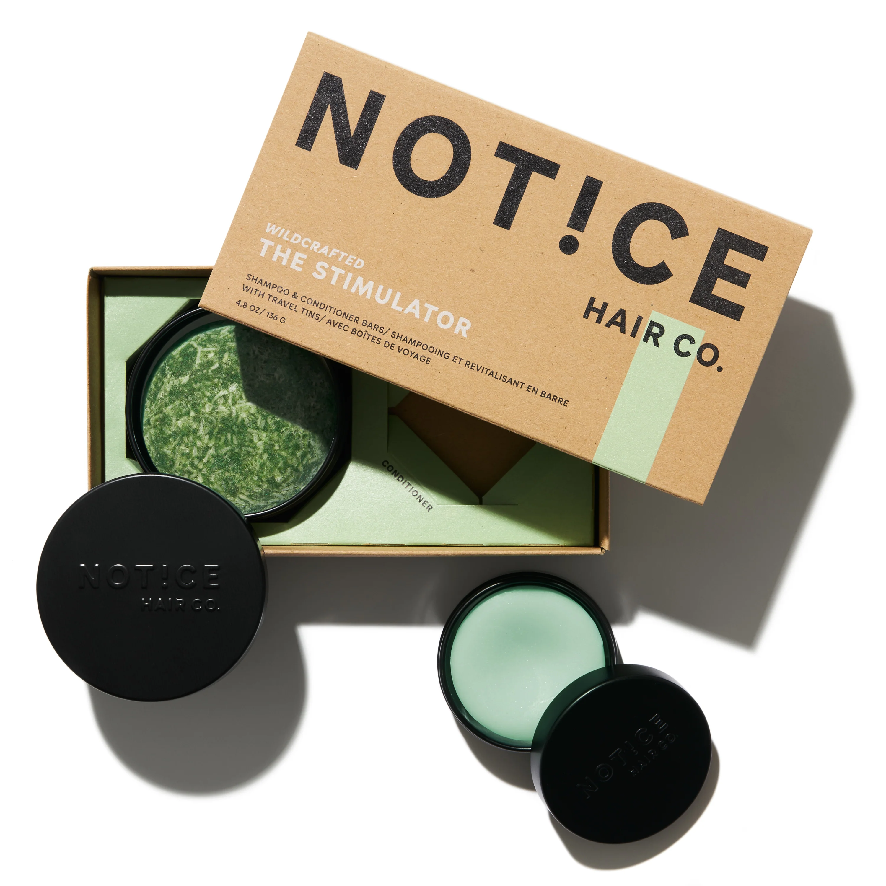 Recyclable NOTICE Hair Co The Stimulator Travel Set Trusted