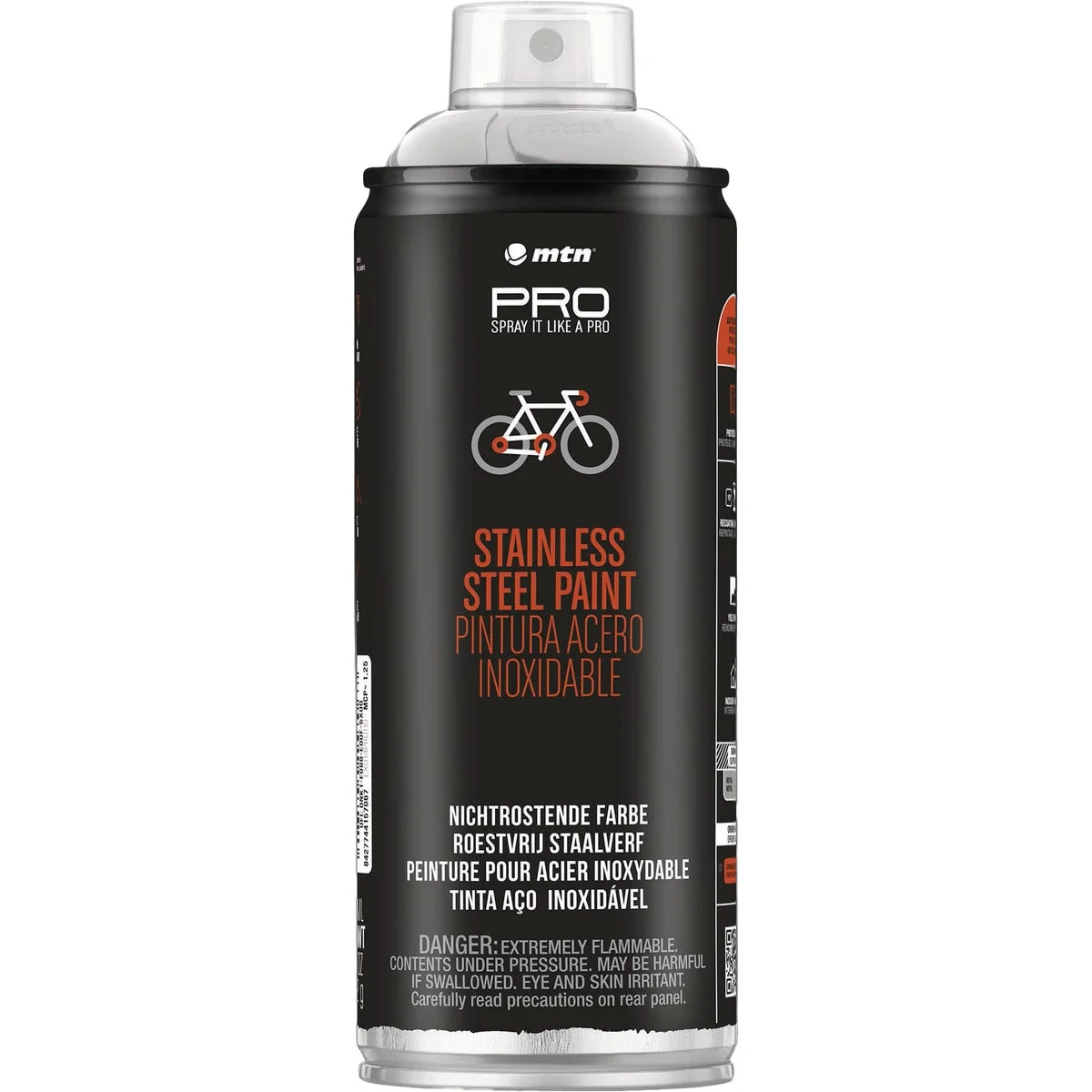 Detailed MTN WEPRO 400ml Stainless Steel Spray Paint Excellent