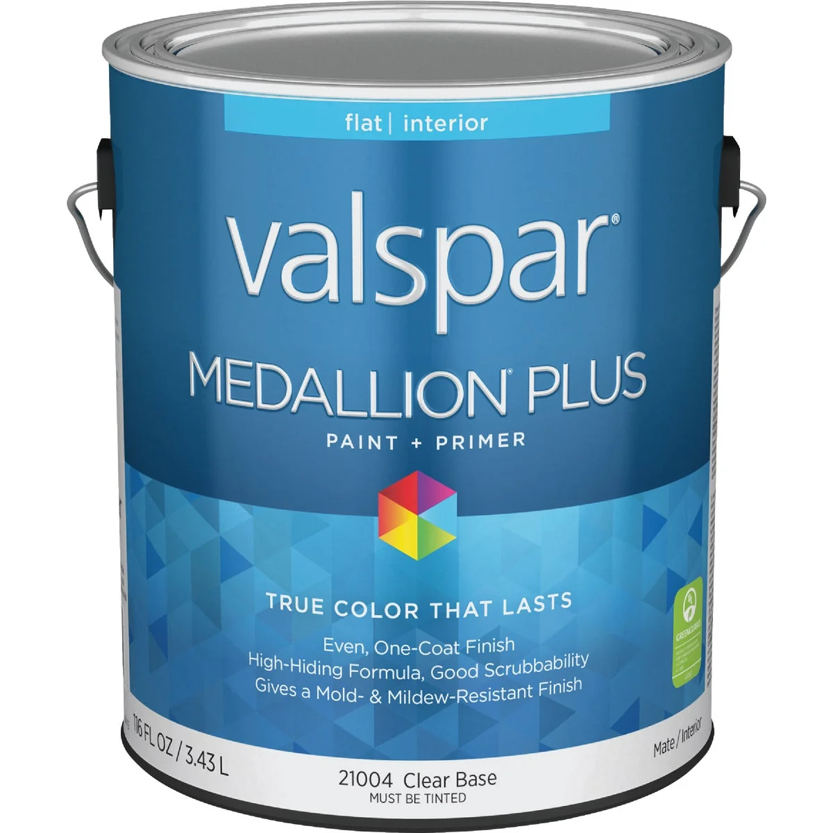 Advanced Valspar Medallion Plus Premium Paint Primer Flat Interior Paint Clear Base 1 Gal. Verified