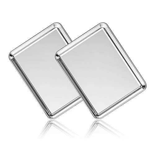Advanced Stainless Steel Baking Sheet Pan Set of 2 Versatile