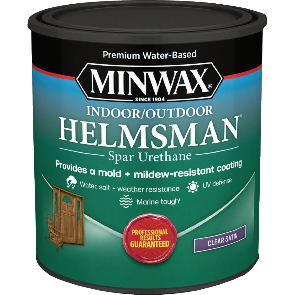 Sustainable Minwax Water Based Helmsman Indoor Outdoor Satin Clear Spar Urethane 1 Qt. Elegant