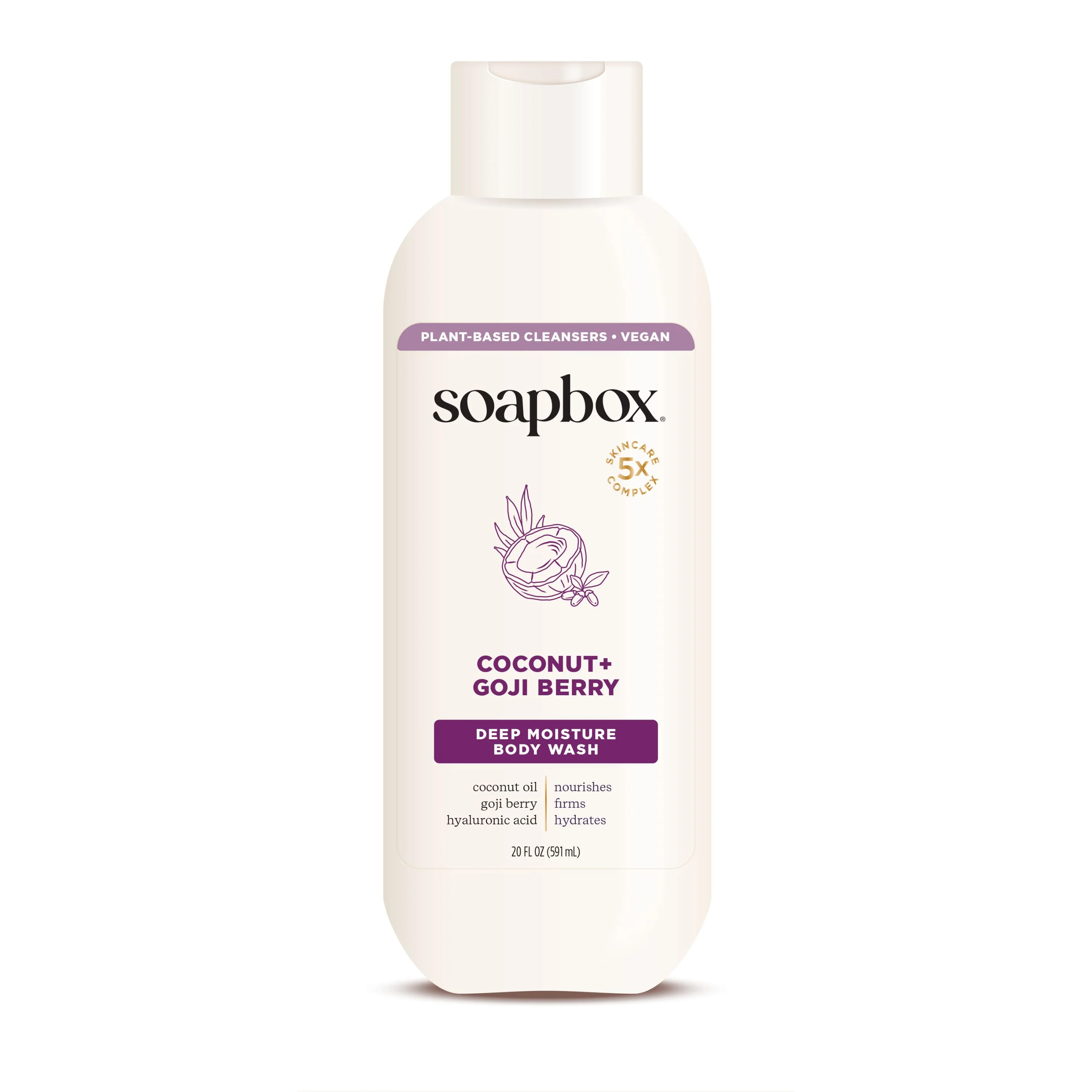 Functional Soapbox Coconut Goji Berry Nourishing Body Wash Safe