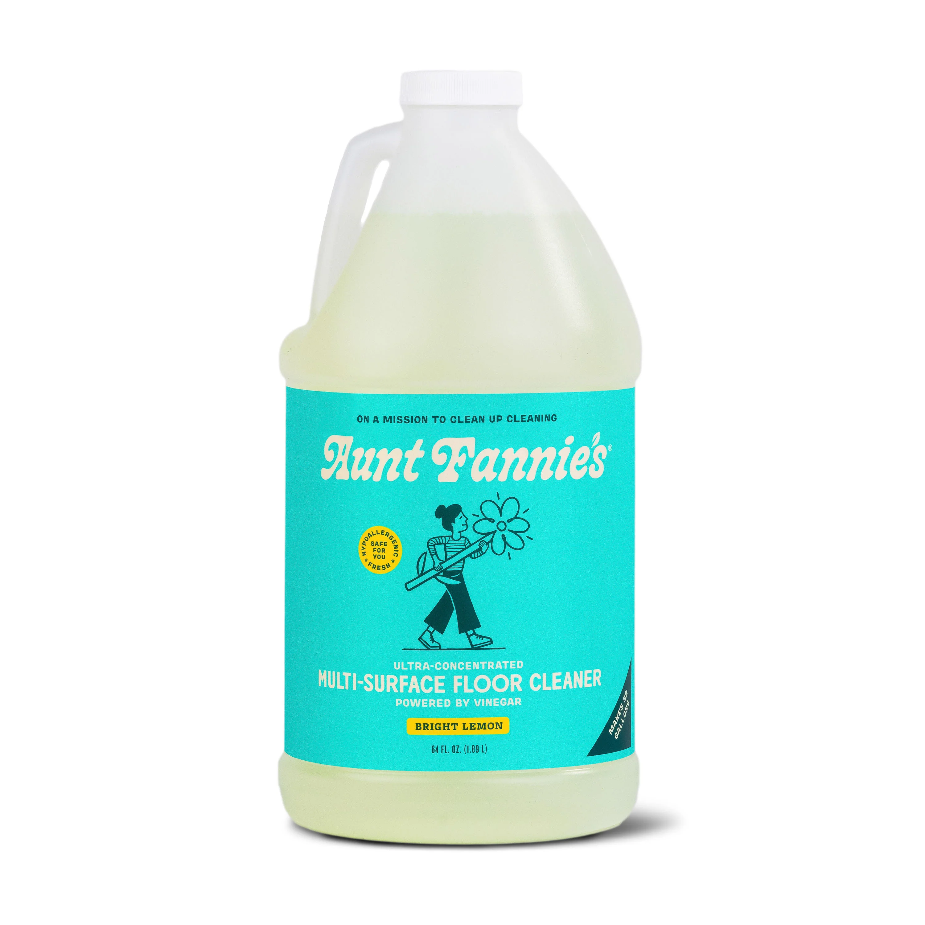 Soft Aunt Fannie's Multi-Surface Floor Cleaner Value Size Eco-Friendly