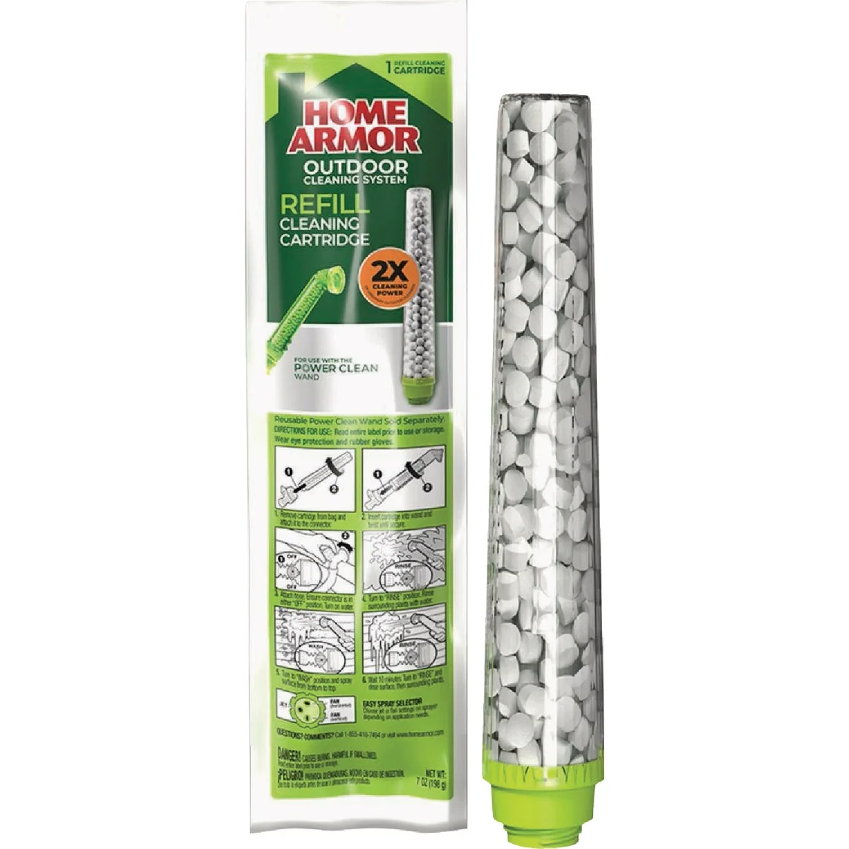 Practical Home Armor Power Clean Wand Refill Cleaning Cartridge Enhanced