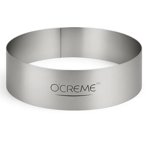 Classic Stainless Steel Cake Ring Mold for Baking 14x3 Inch High-End