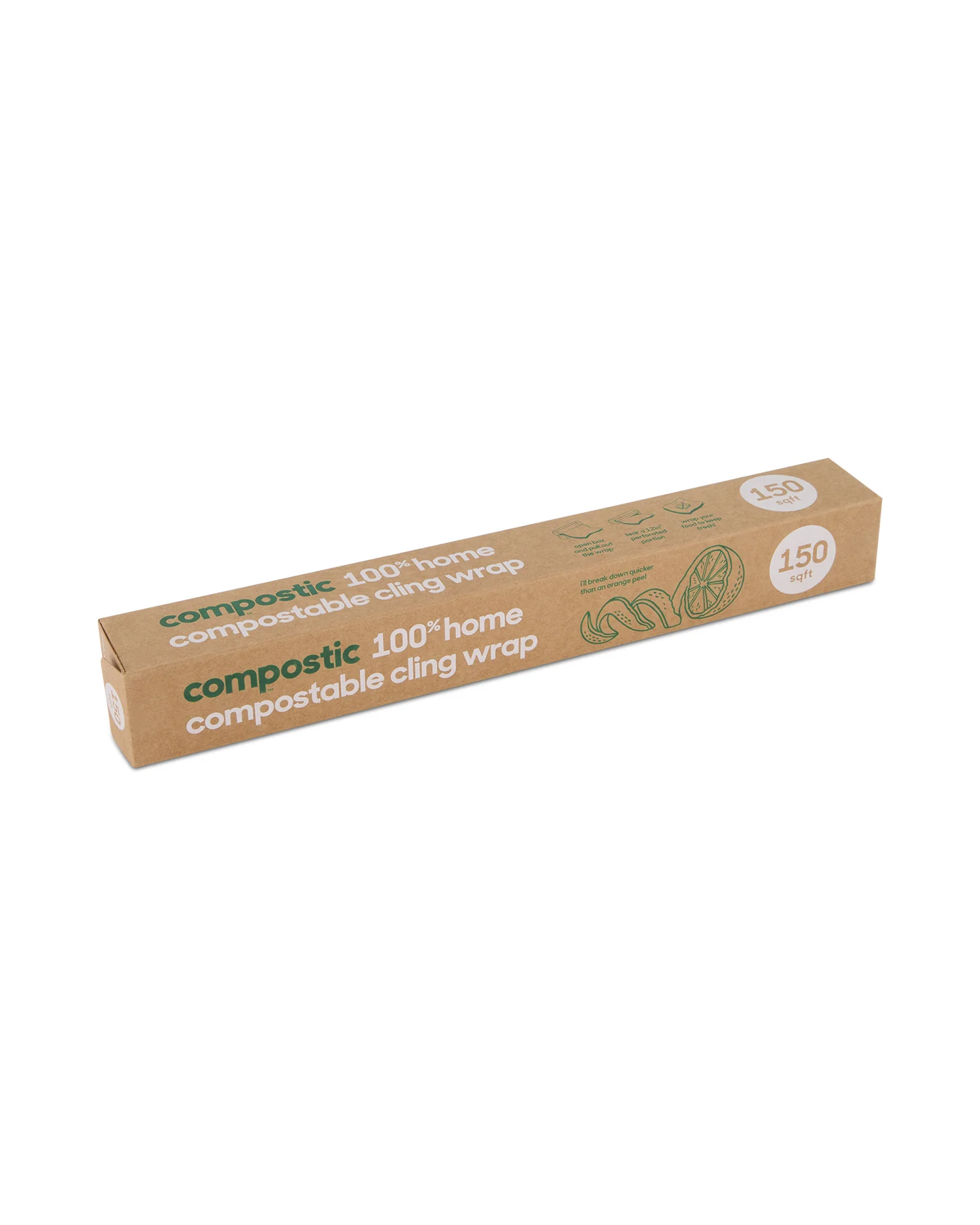 Refined Compostic Cling Wrap Natural