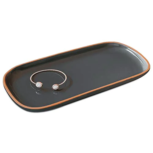 Excellent Mora Ceramic Decorative Tray Traditional