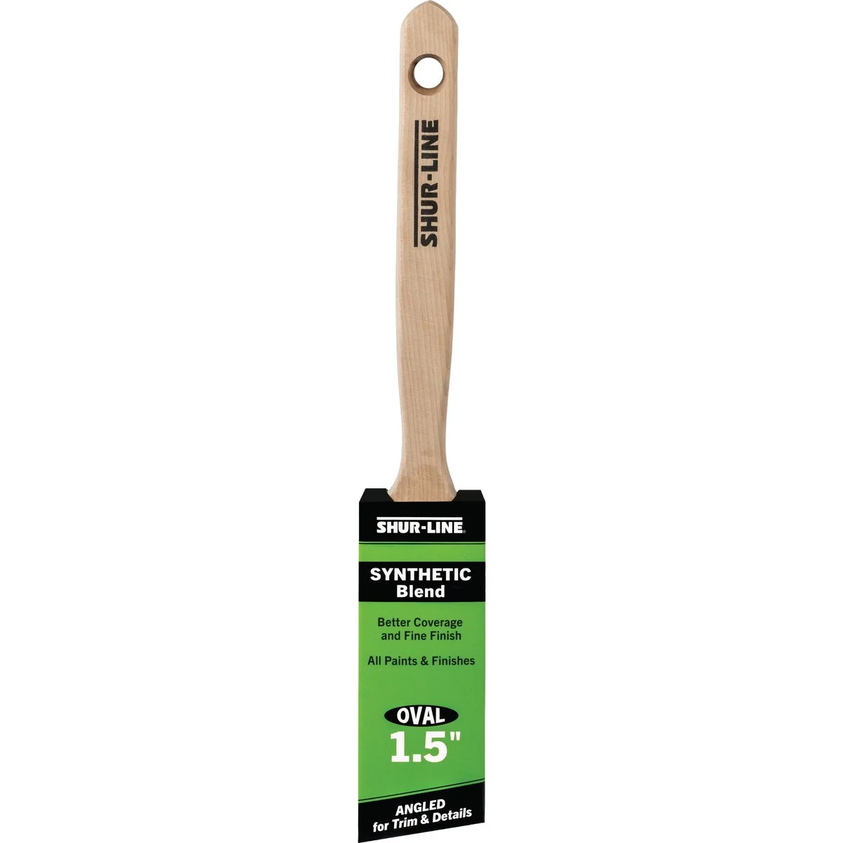 Sophisticated Shur-Line Better 1 1 2 In. Oval Paint Brush Professional