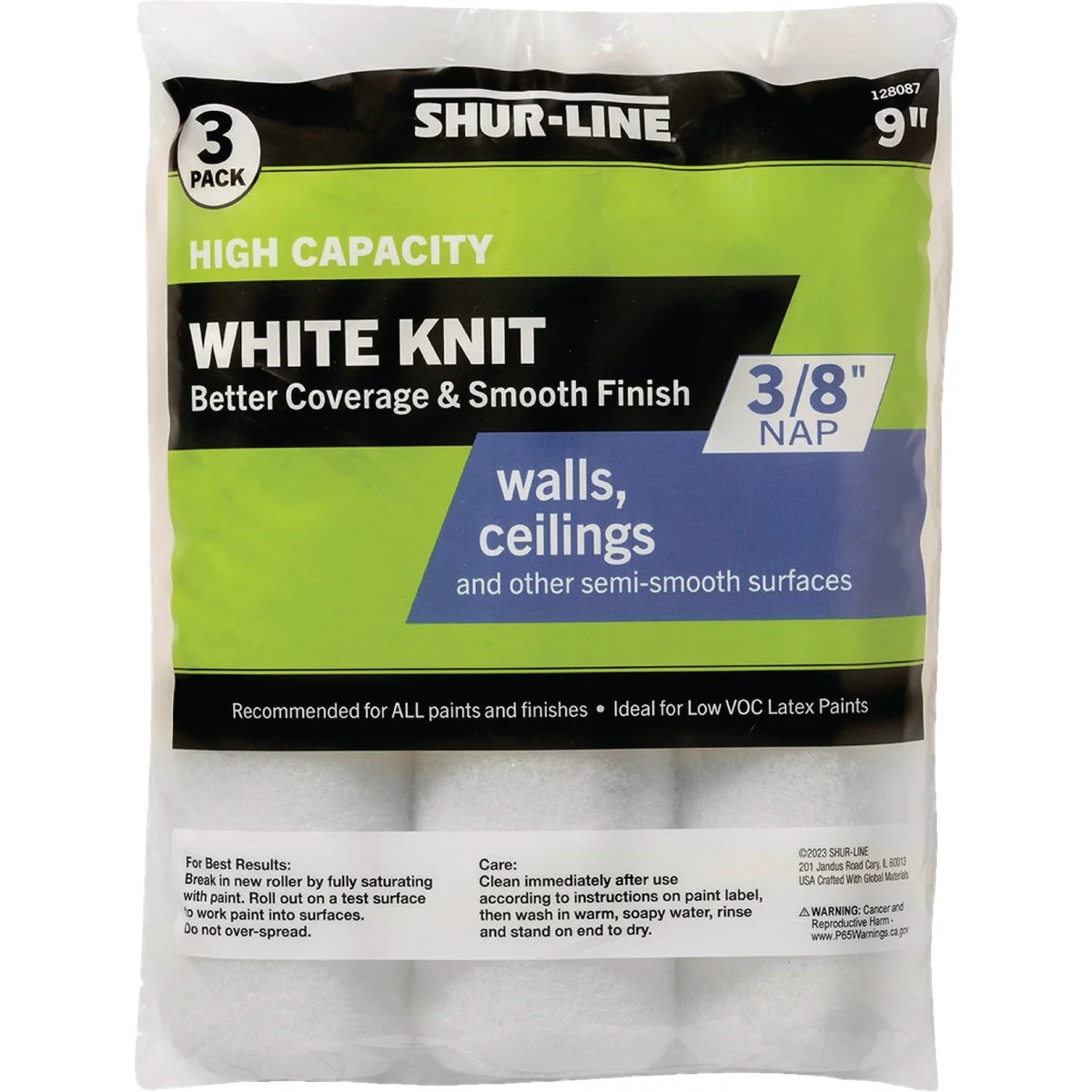 Crafted Shur-Line 9 In. x 3 8 In. Knit Fabric Roller Cover Practical