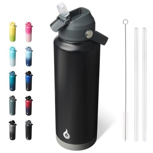 Smooth 40oz Insulated Water Bottle Original Design