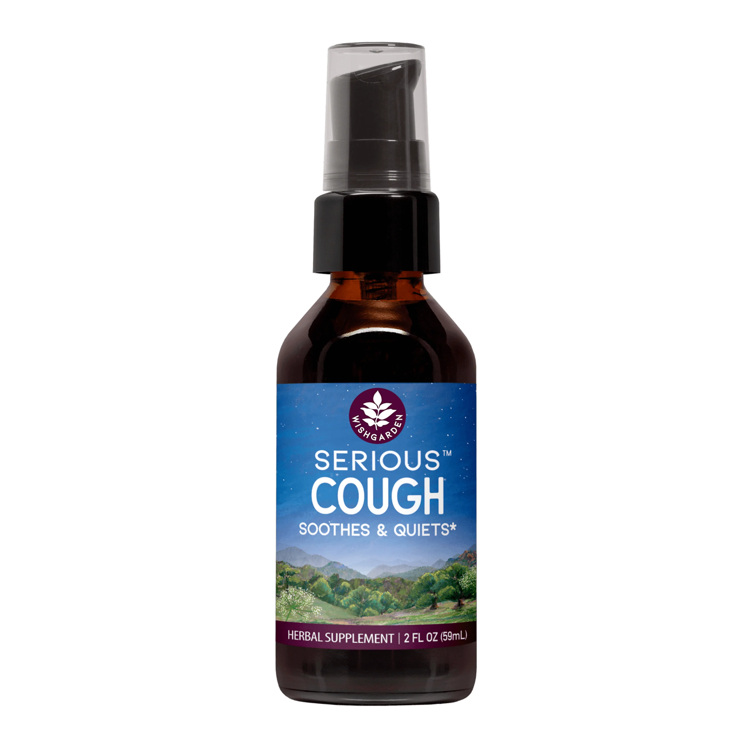Exceptional WishGarden Herbs Serious Cough - Herbal Supplement Premium Material