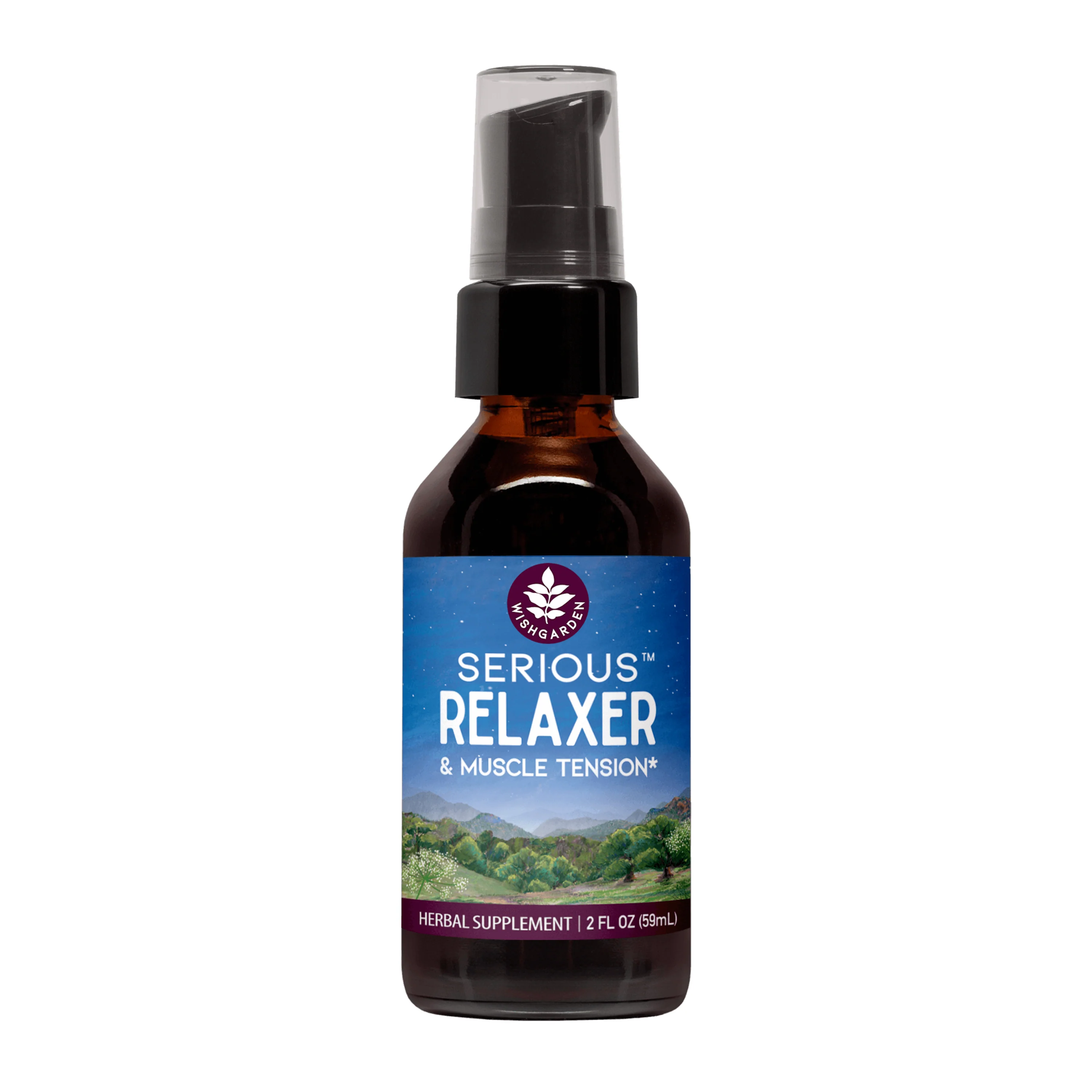 Excellent WishGarden Herbs Serious Relaxer - Herbal Supplement Original Design