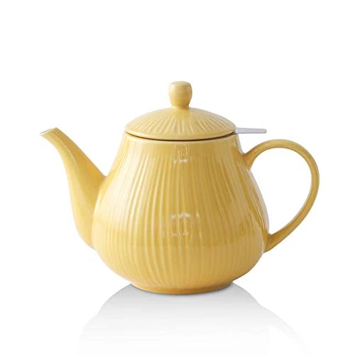 Premium Material Ceramic Teapot with Infuser Relaxed