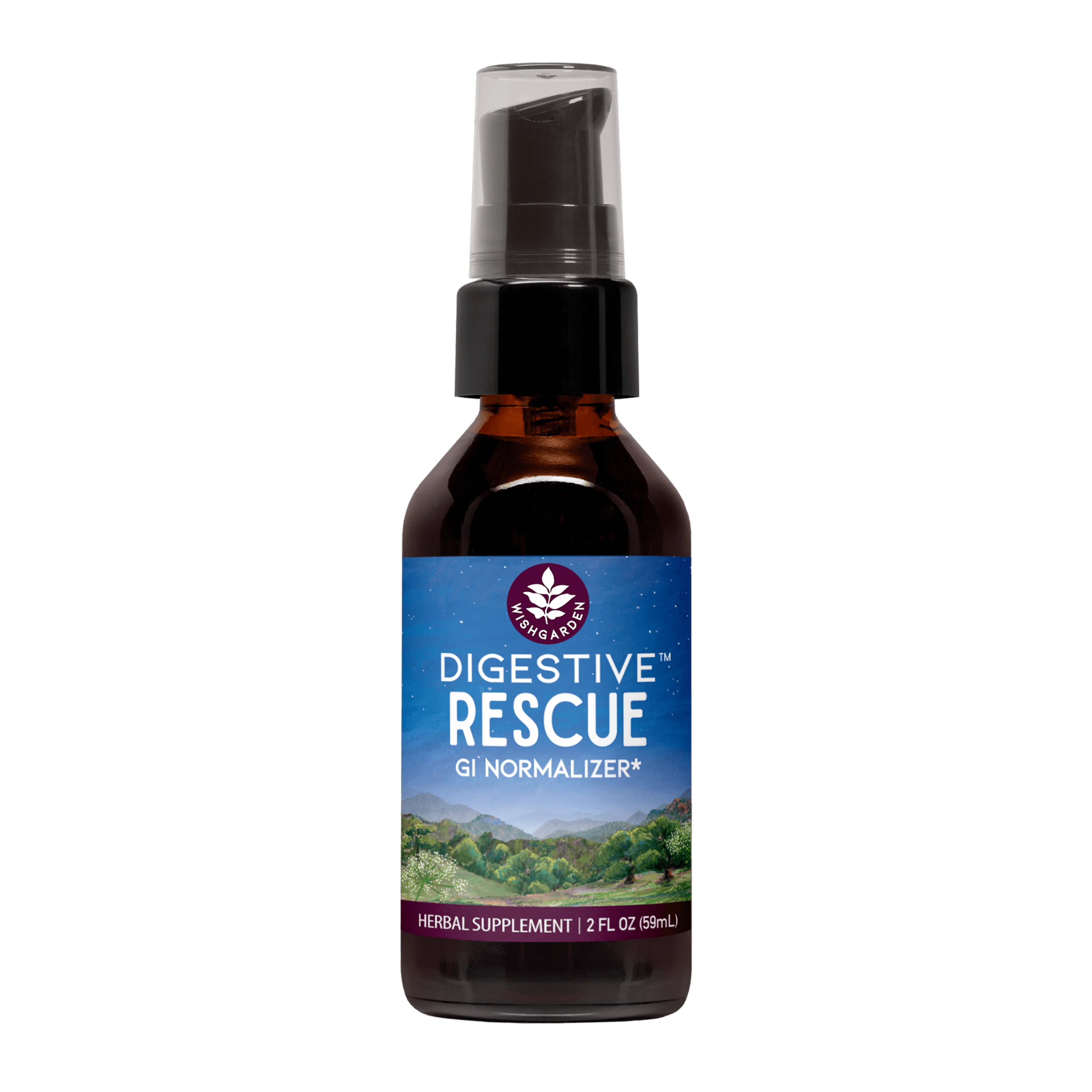 Sustainable WishGarden Herbs Digestive Rescue GI Normalizer - Herbal Supplement Stylish