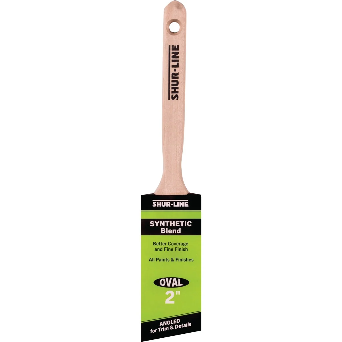 Solid Shur-Line Better 2 In. Oval Paint Brush World-Class