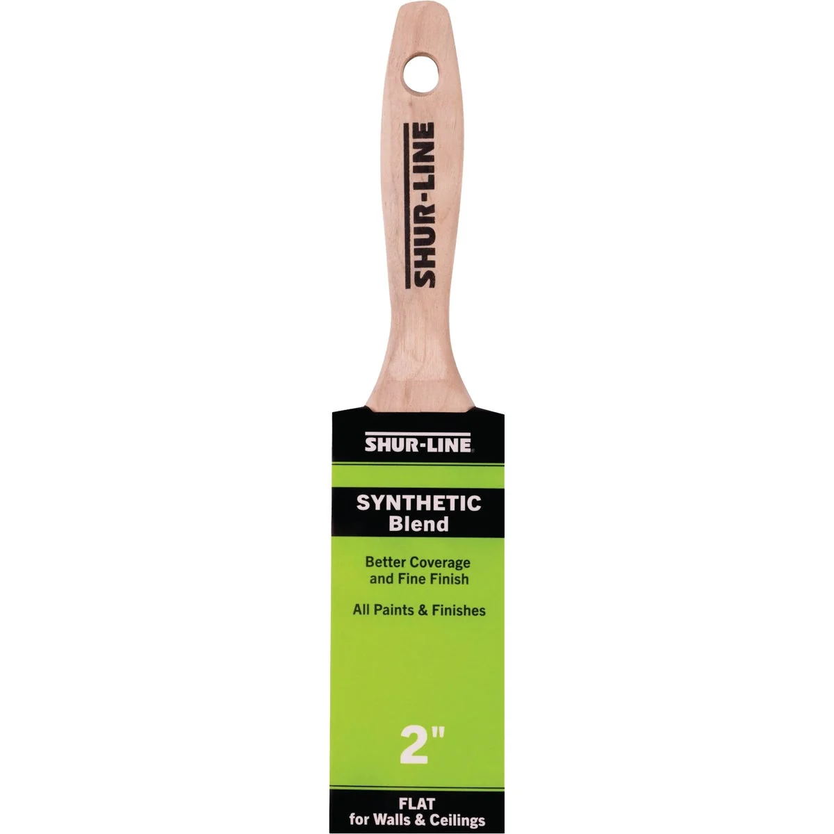 Functional Shur-Line Better 2 In. Flat Paint Brush Eco-Friendly