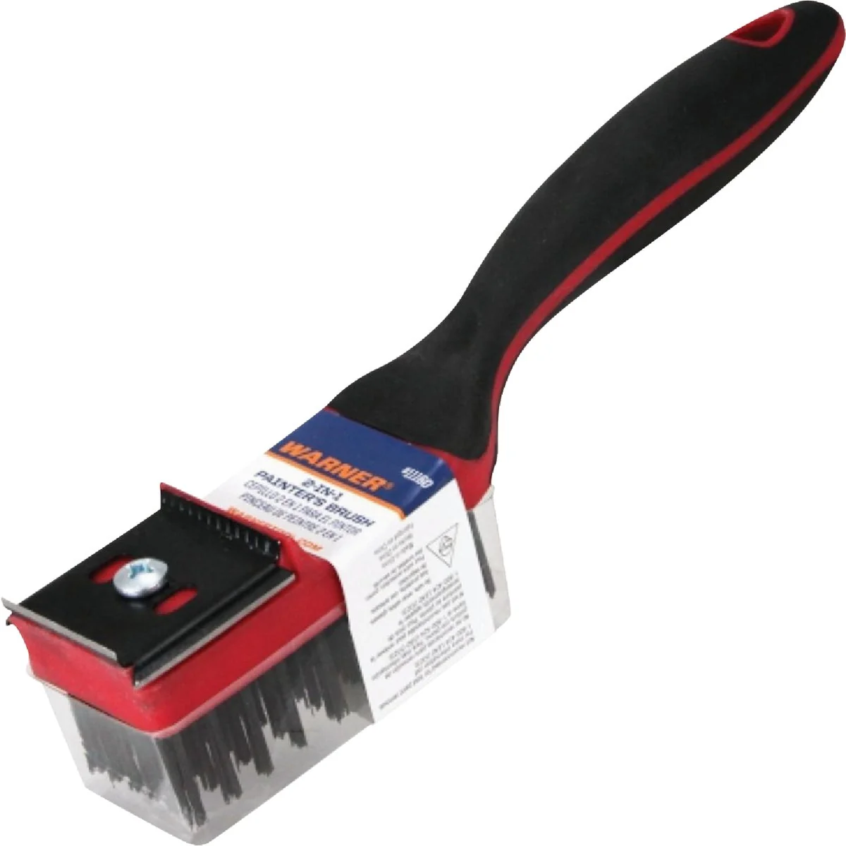 Consistent Warner 2-in-1 Painter's Wire Brush with 1-3 4 In. 4 Edge Scraper World-Class
