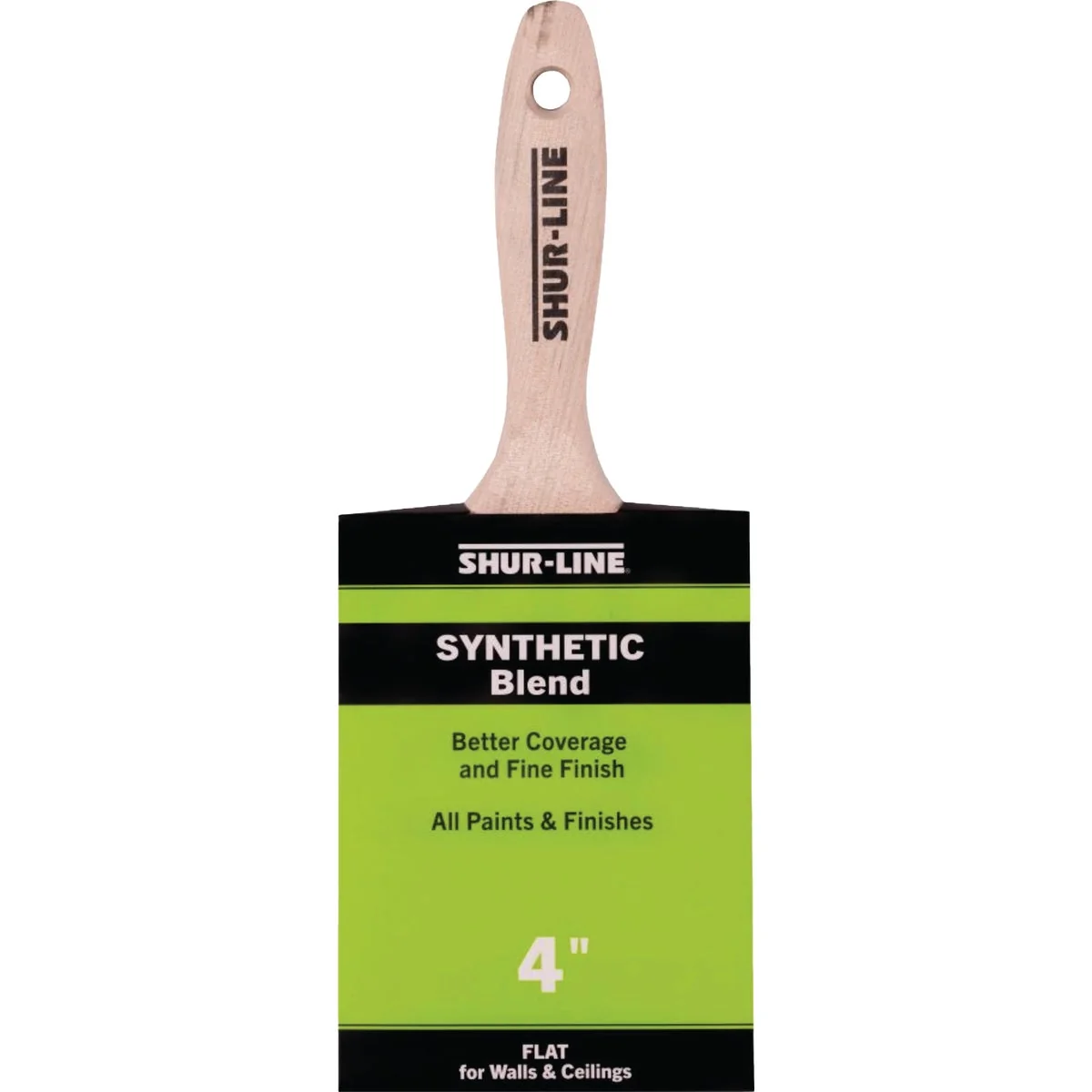 Stylish Shur-Line Better 4 In. Flat Paint Brush Crafted
