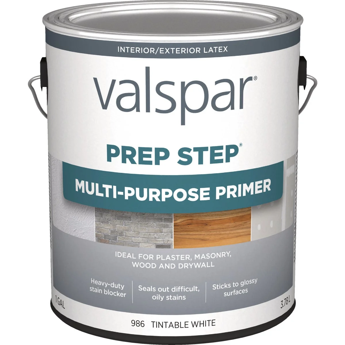 Professional Valspar Prep Step 1 Gal. White Multi-Purpose Primer Latex Optimized