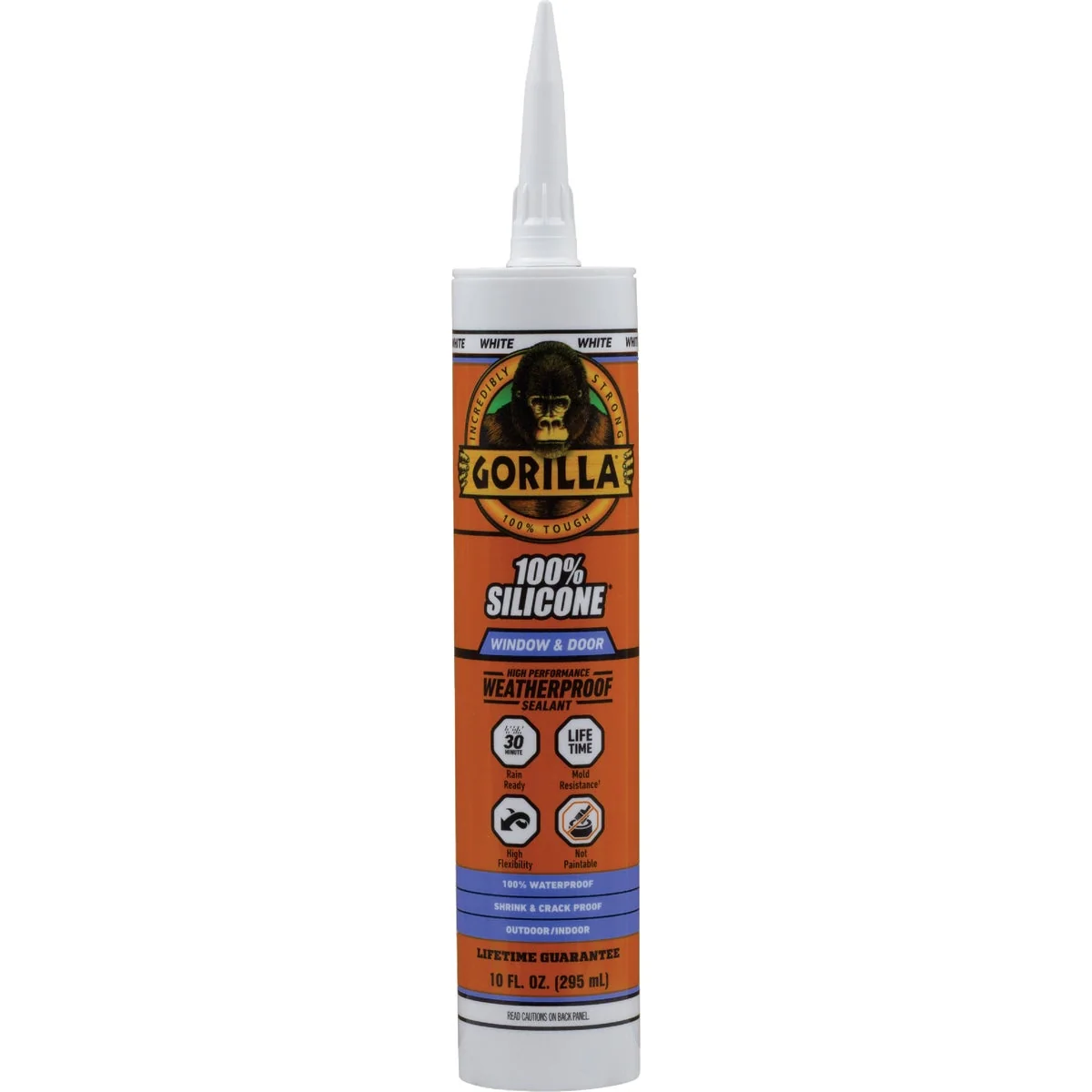 Trendy Gorilla 10 Oz. Window Door Silicone Sealant Cartridge White Contemporary