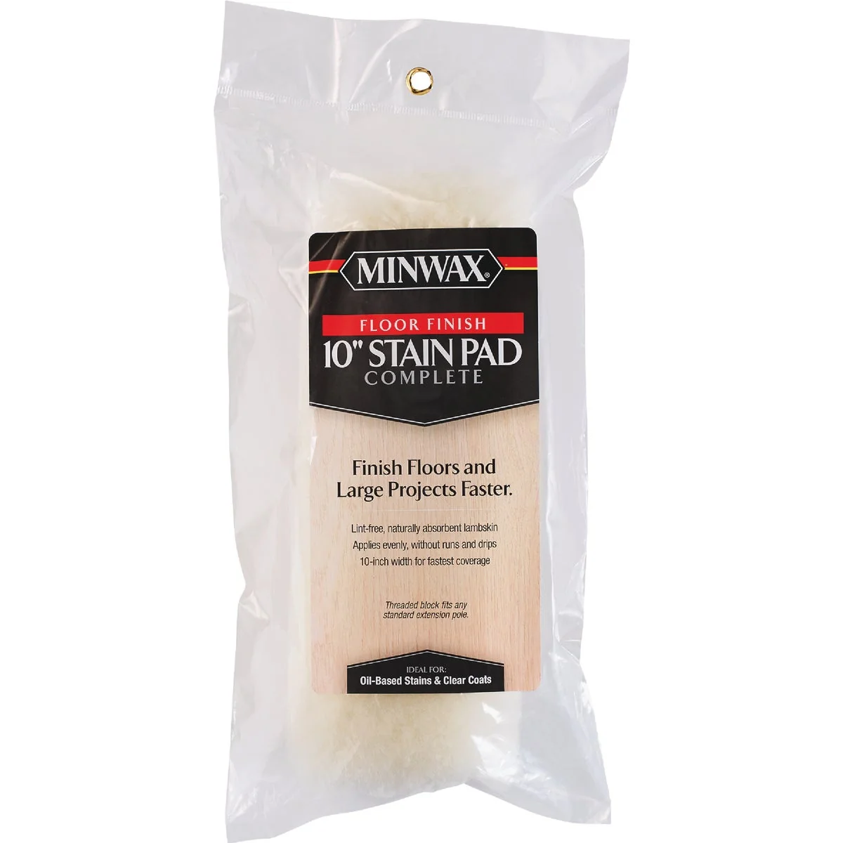 Reliable Minwax 10 In. Oil-Based Lambskin Pad Applicator Sophisticated