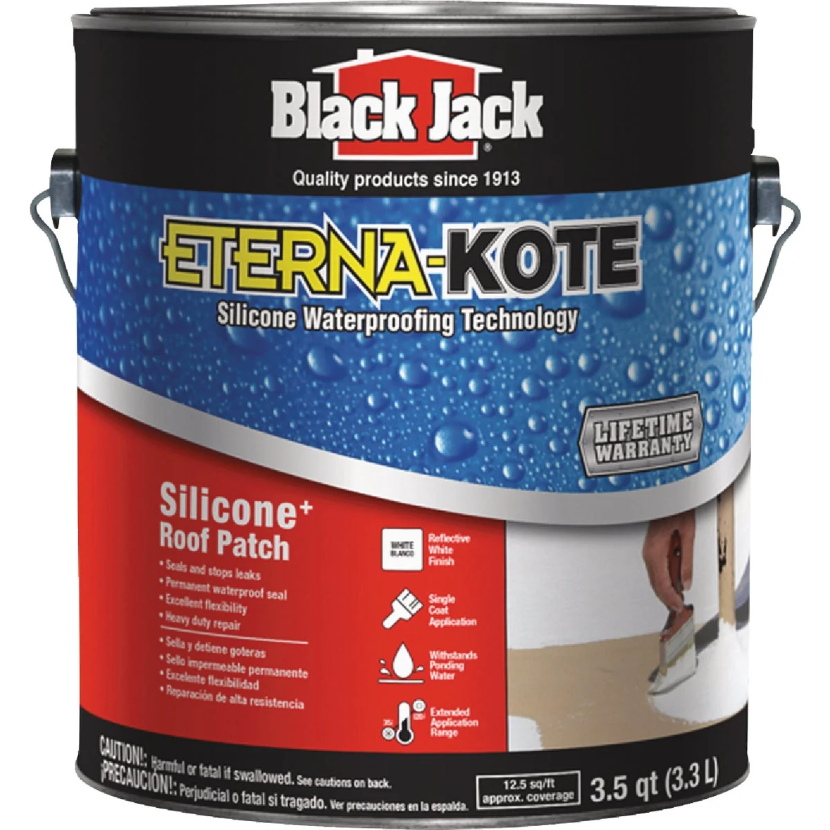 Durable Black Jack Eterna-Kote 1 Gal. Silicone Roof Patch Trusted