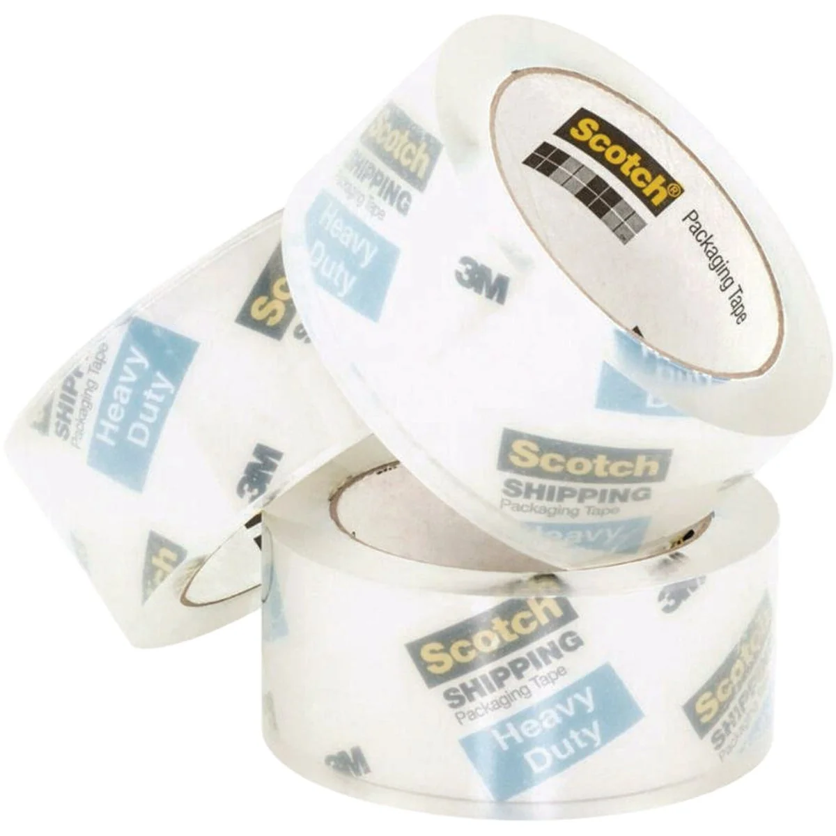 Dependable Scotch 1.88 In. x 54.6 Yd. Heavy Duty Shipping Packaging Tape 3-Pack Organic