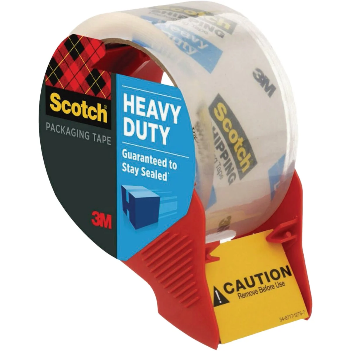 Safe Scotch 1.88 In. x 54.6 Yd. Heavy Duty Shipping Packaging Tape with Dispenser 2-Pack Innovative