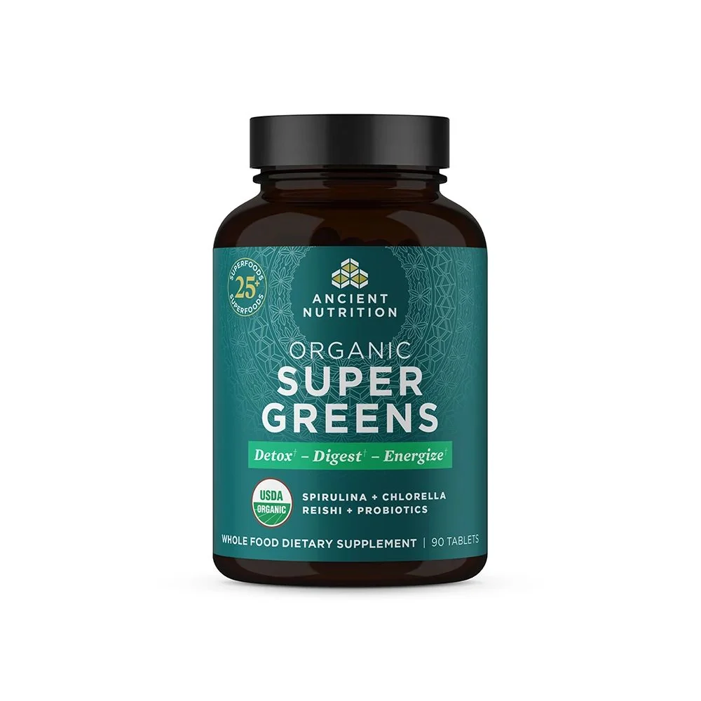 Elegant Ancient Nutrition Organic Super Greens Enhanced