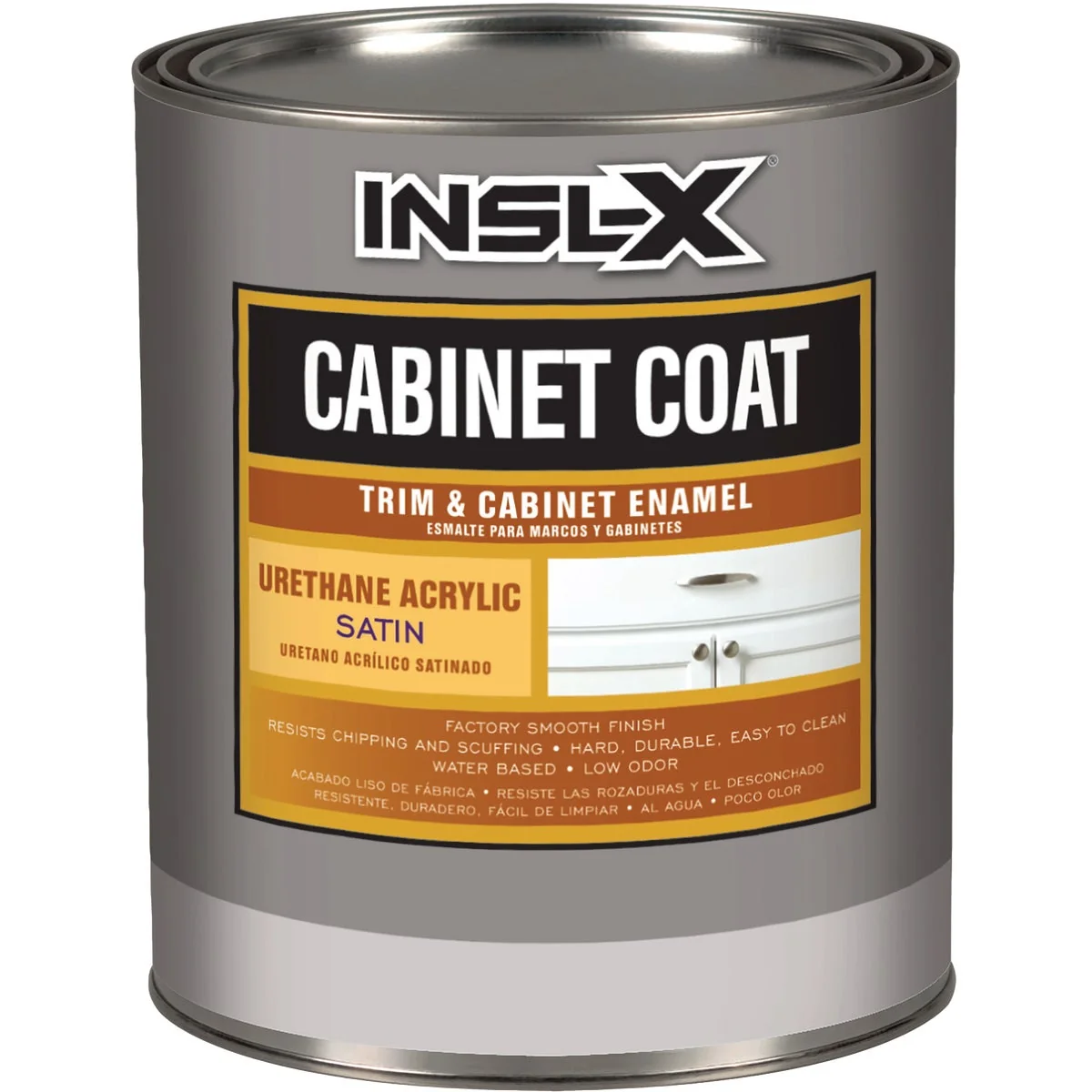 Detailed INSL-X 1 Qt. Satin Base Cabinet Coating Base 4 Functional