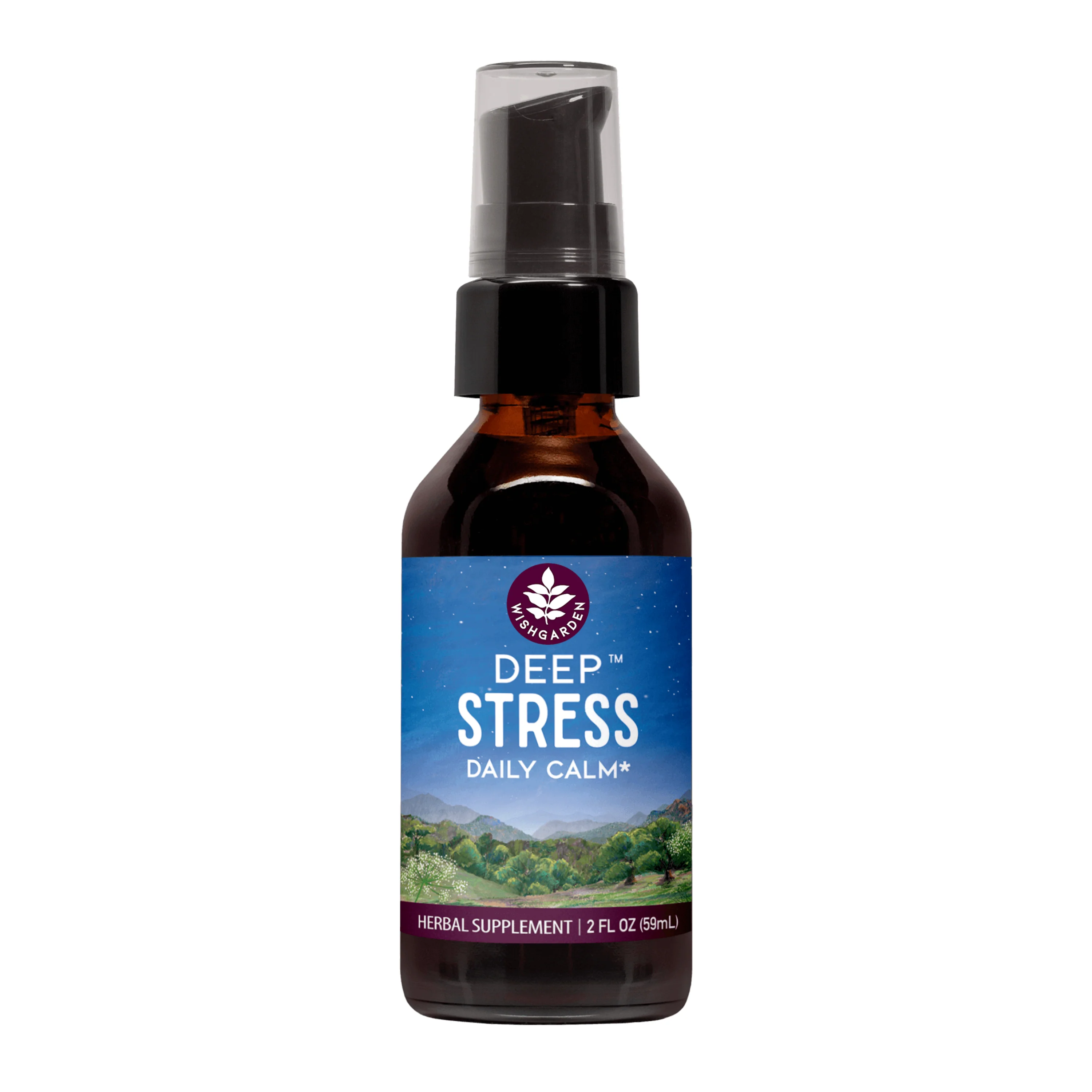 Selected WishGarden Herbs Deep Stress - Herbal Supplement Healthy