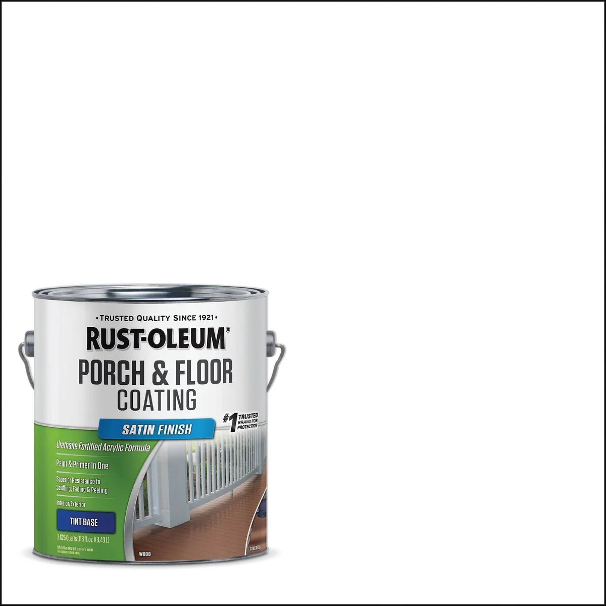 Enhanced Rust-Oleum 1 Gal. Low VOC Tint Base Satin Low VOC Porch and Floor Coating Elegant