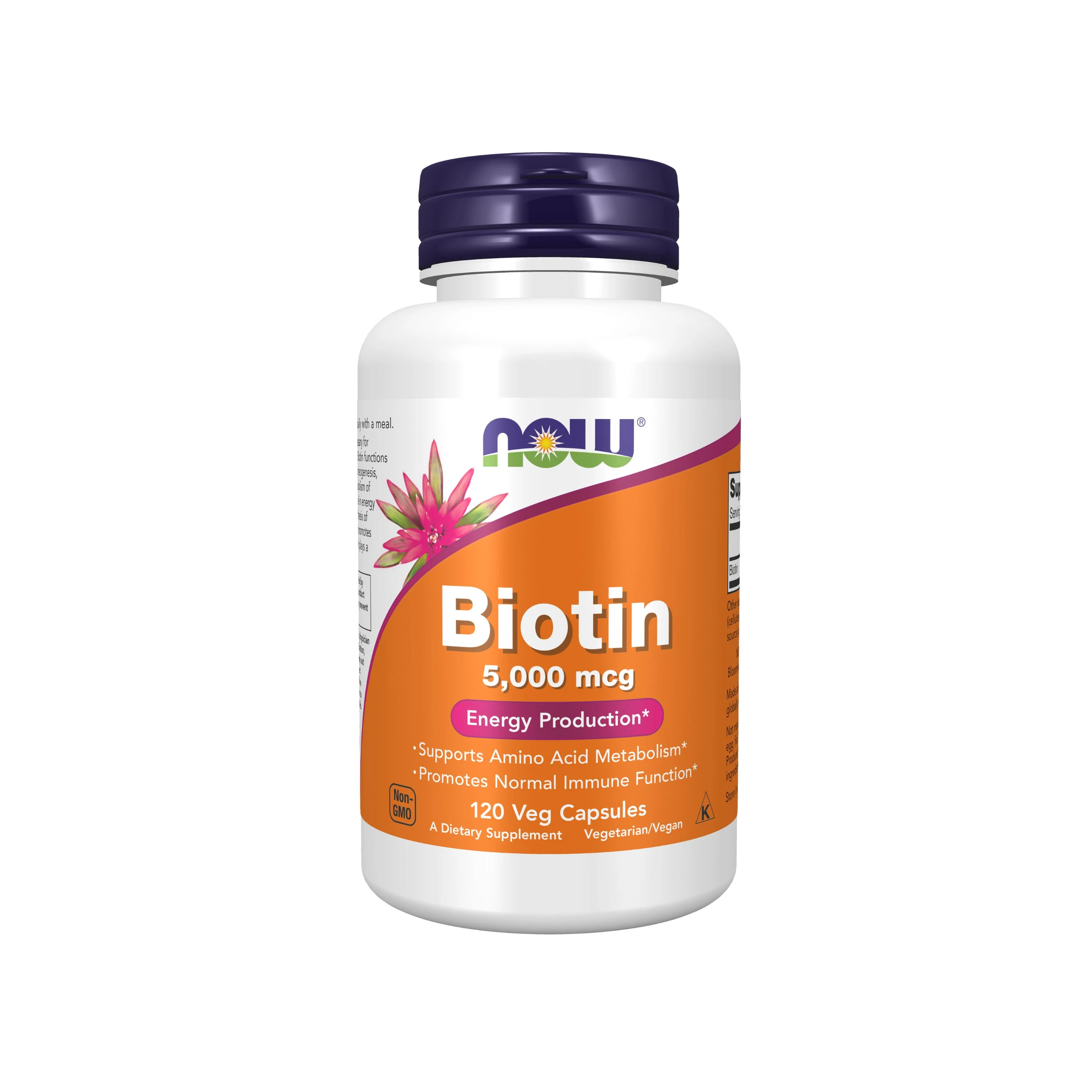 Luxury NOW Foods Biotin 5000mcg - For Energy Production Safe
