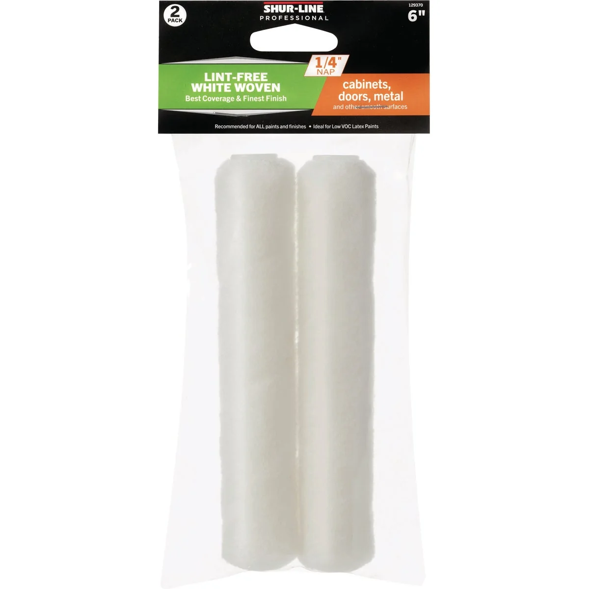 Prestigious Shur-Line 6 In. x 1 4 In. Woven Roller Cover 2-Pack Consistent