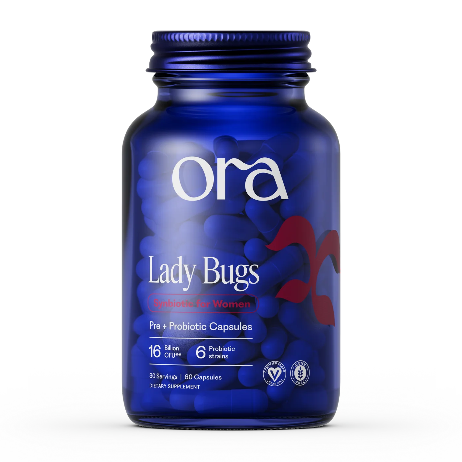 Selected Ora Organic Lady Bugs Synbiotic for Women Capsules Carefully Designed