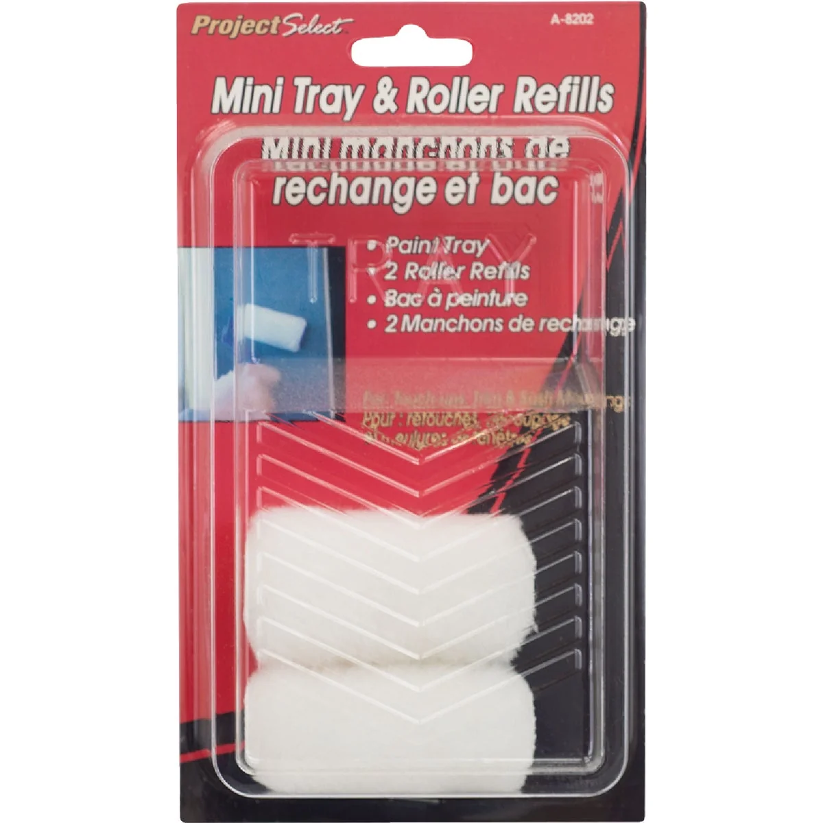 Quality Linzer Project Select 3 In. Roller Cover Refill Tray 2-Pack Contemporary
