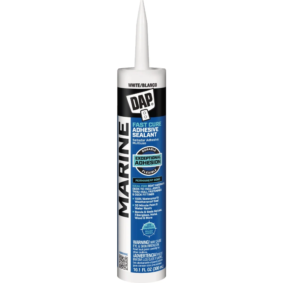 Top-Quality DAP 10.1 Oz. White Fast Cure Marine Adhesive Sealant