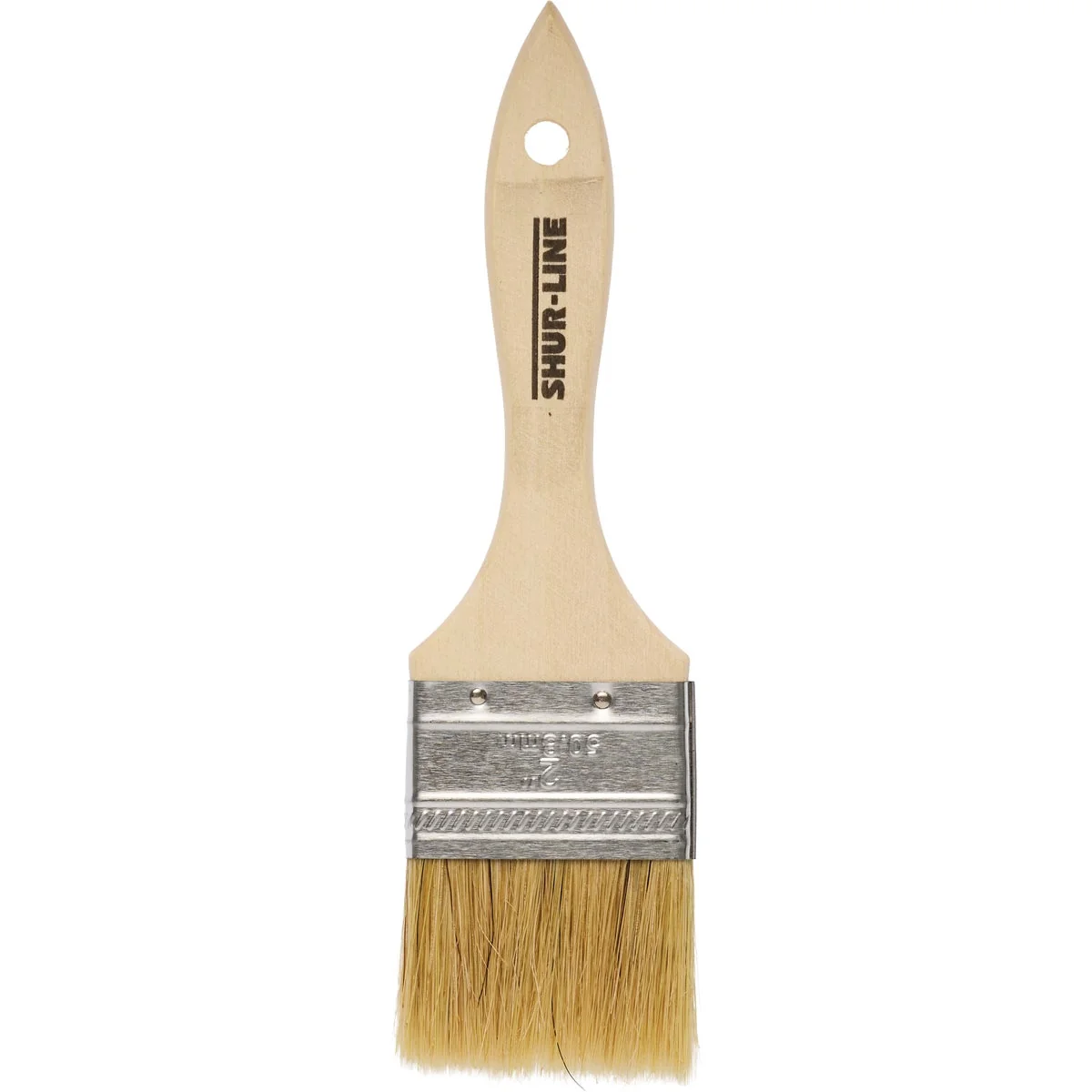 Detailed Shur-Line 2 In. Flat Chip Natural Bristle Paint Brush Refined
