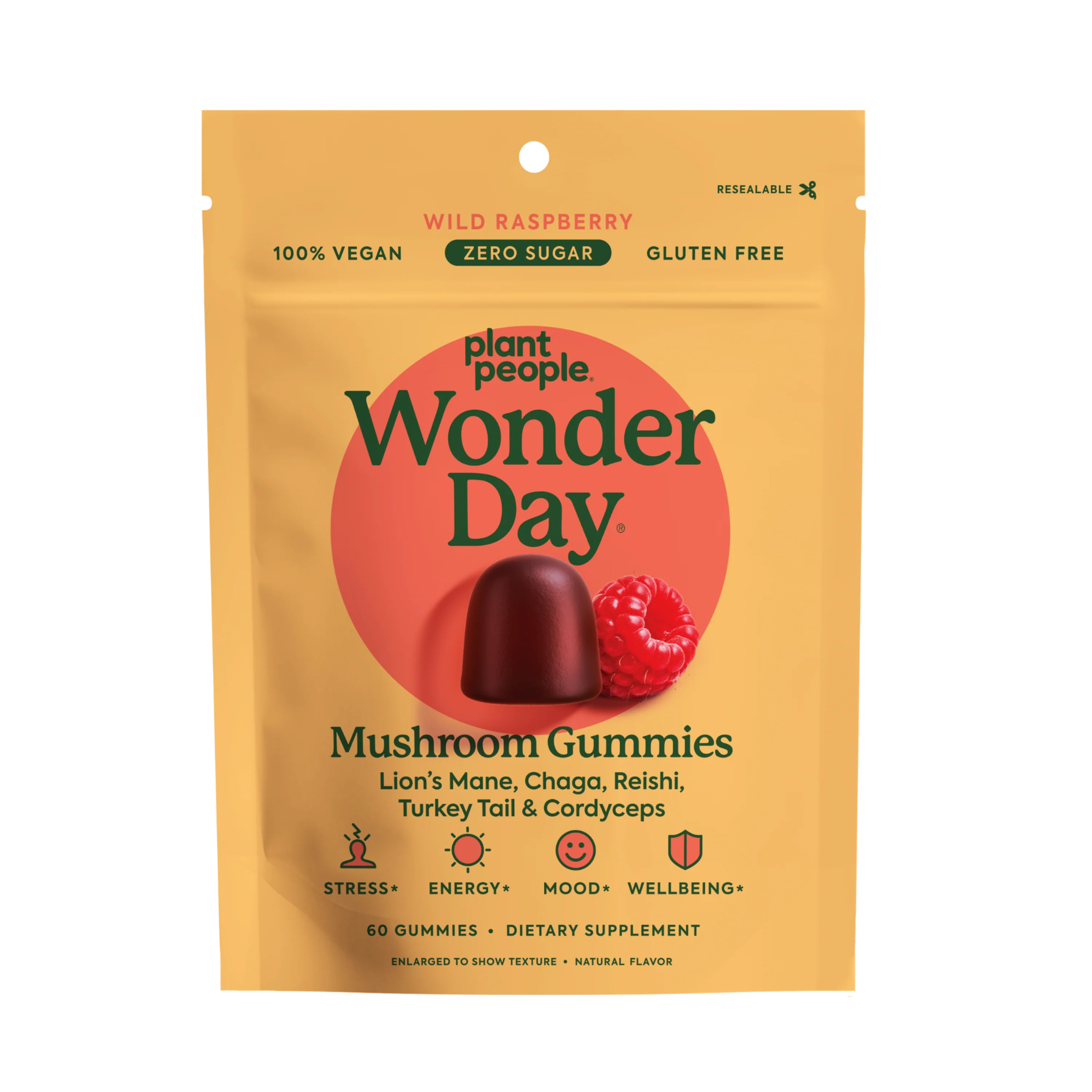 Carefully Designed Plant People WonderDay - Super Mushroom Gummies Efficient