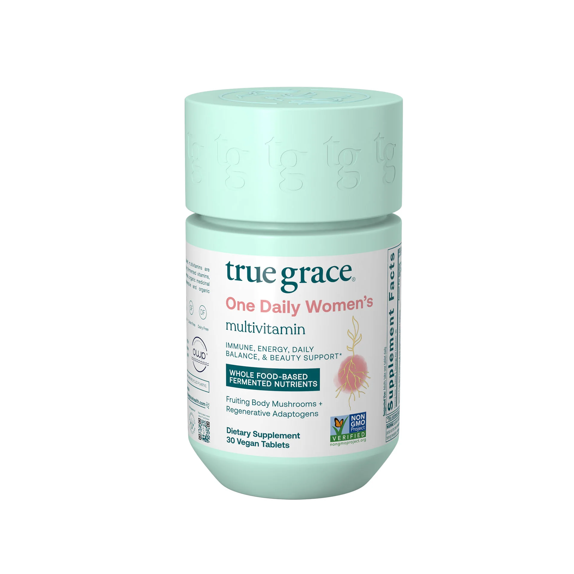 Refined True Grace One Daily Women's Multivitamin Tablets - Immune Energy Daily Balance Beauty Support Crafted